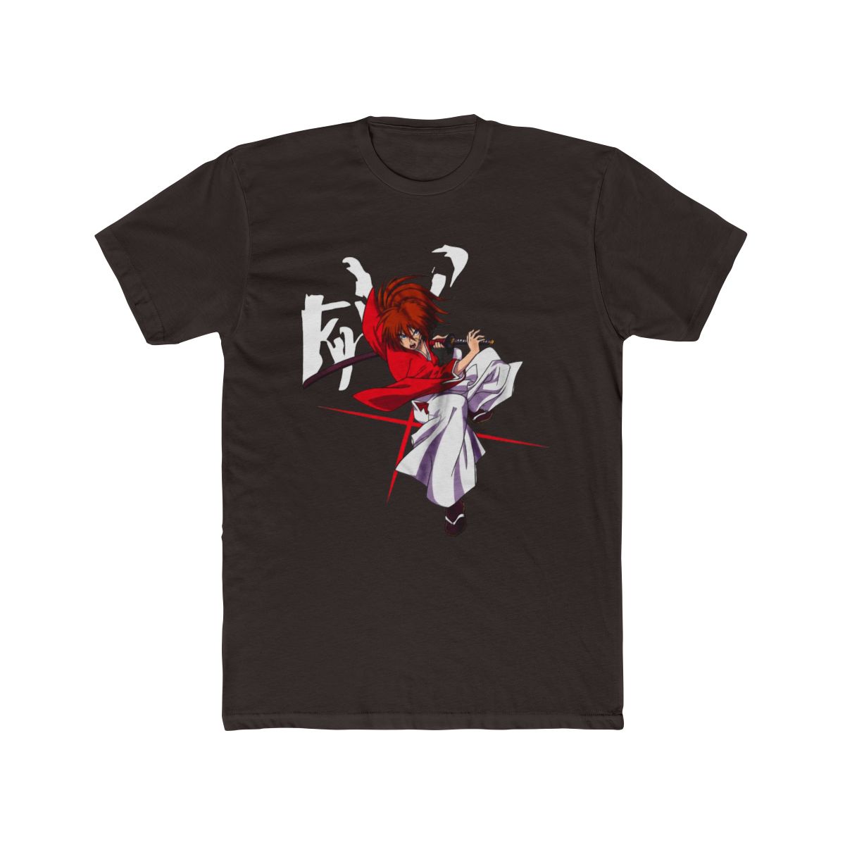 Rurouni Kenshin T Shirt Samurai X Himura Anime Sagara Yukishiro Shirt All Size - alternate angle 2, merchandise