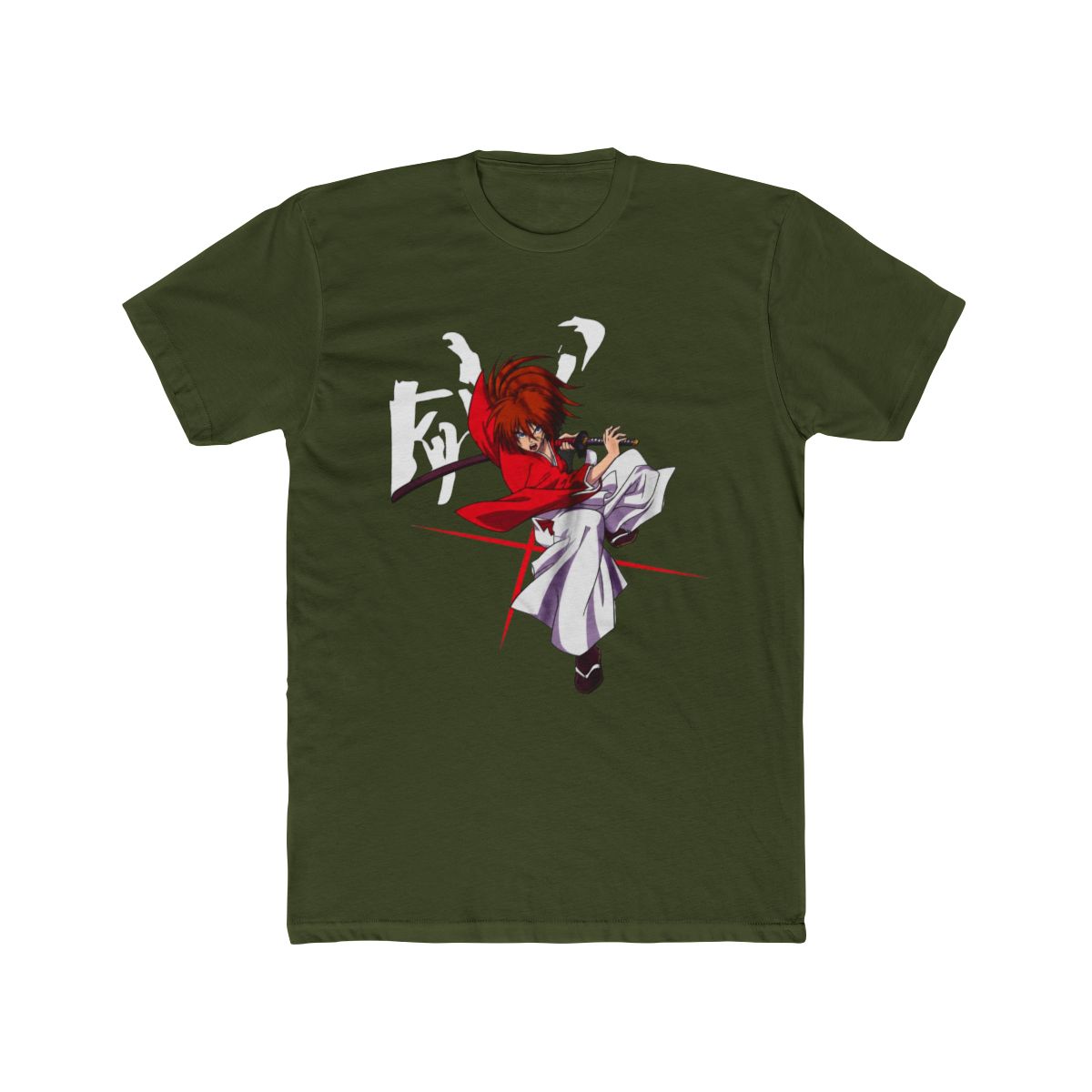 Rurouni Kenshin T Shirt Samurai X Himura Anime Sagara Yukishiro Shirt All Size - alternate angle 4, merchandise