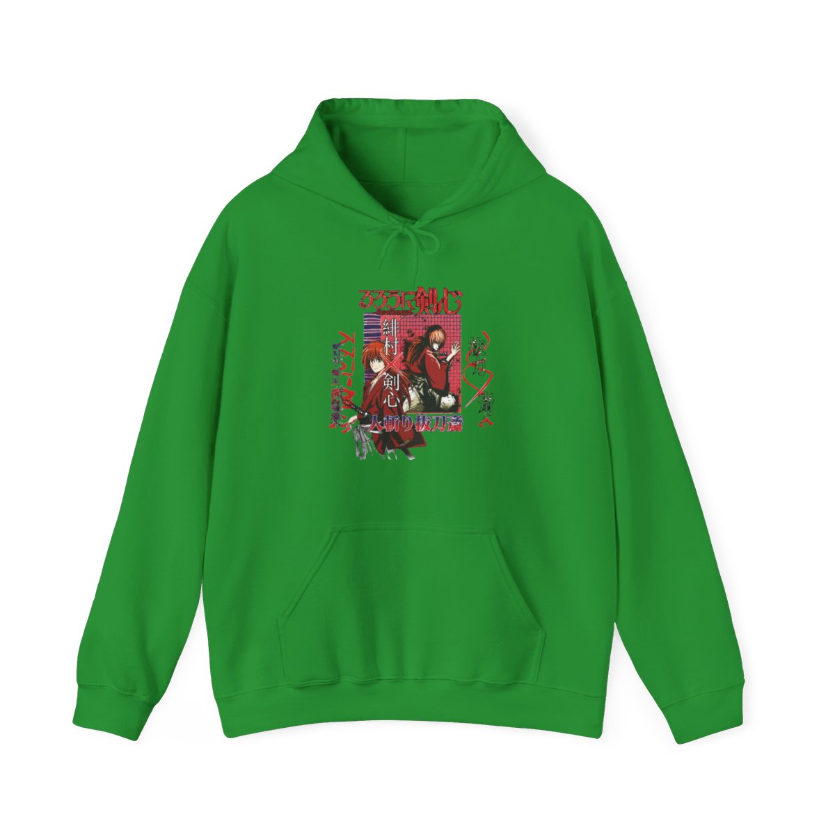Himura Rurouni Kenshin Streetwear Hoodie | Anime Ape - alternate angle 5, merchandise