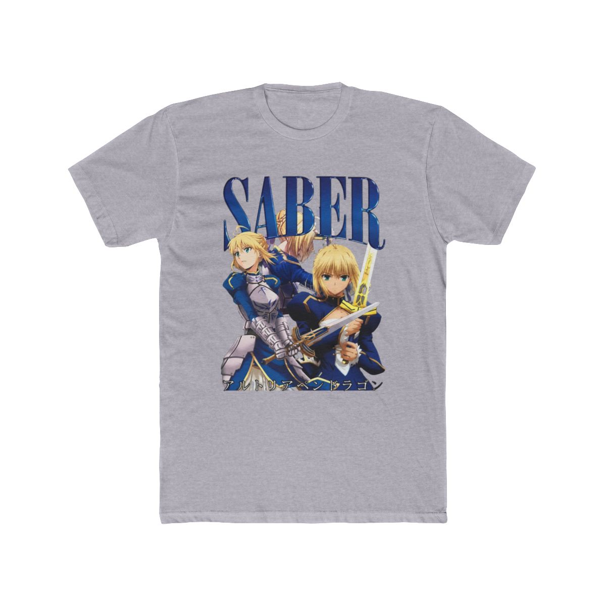 Fate/Stay Night Type-Moon Saber Artoria Pendragon Graphic T Shirt | Rurouni Kenshin