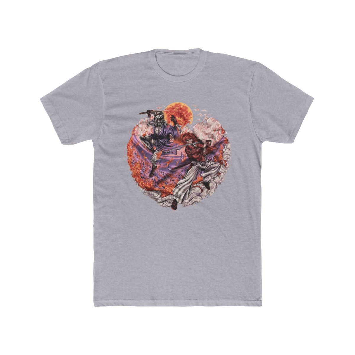Kenshin Himura vs Shishio Makoto Shirt, Rurouni Kenshin Shirt, Anime Shirt, Graphic Tee - Artsholic - Fan Art Merch