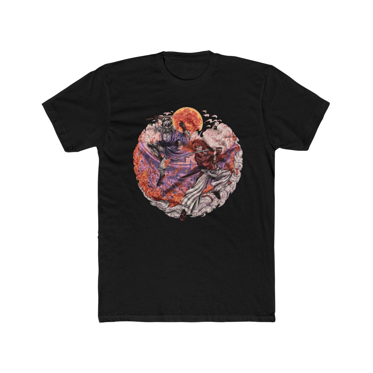 Kenshin Himura vs Shishio Makoto Shirt, Rurouni Kenshin Shirt, Anime Shirt, Graphic Tee - Artsholic - Fan Art Merch - alternate angle 3, merchandise