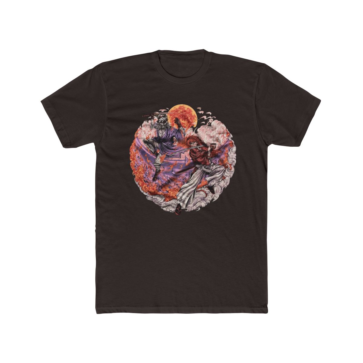 Kenshin Himura vs Shishio Makoto Shirt, Rurouni Kenshin Shirt, Anime Shirt, Graphic Tee - Artsholic - Fan Art Merch - alternate angle 2, merchandise