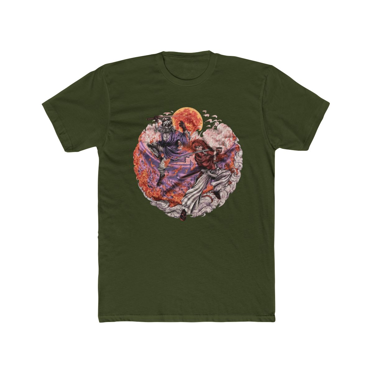 Kenshin Himura vs Shishio Makoto Shirt, Rurouni Kenshin Shirt, Anime Shirt, Graphic Tee - Artsholic - Fan Art Merch - alternate angle 5, merchandise