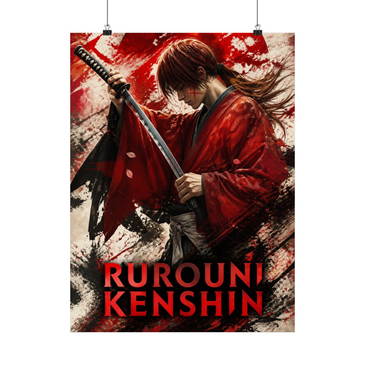 Who Loves Movie Hitokiri Himura T-Shirts Awesome First Day | Rurouni Kenshin - alternate angle 1, merchandise