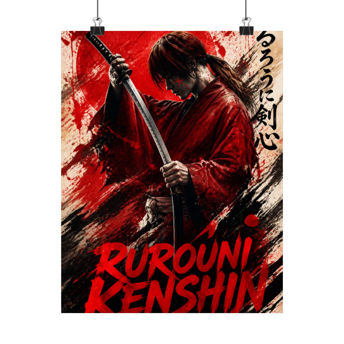 Himura Kenshin T-Shirts | Rurouni Kenshin - alternate angle 4, merchandise