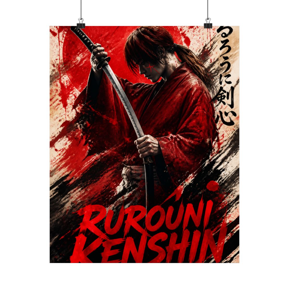 Himura Kenshin T-Shirts | Rurouni Kenshin - alternate angle 2, merchandise