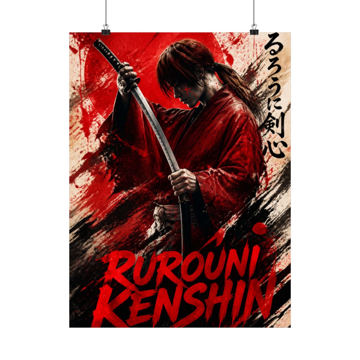 Himura Kenshin T-Shirts | Rurouni Kenshin - alternate angle 1, merchandise